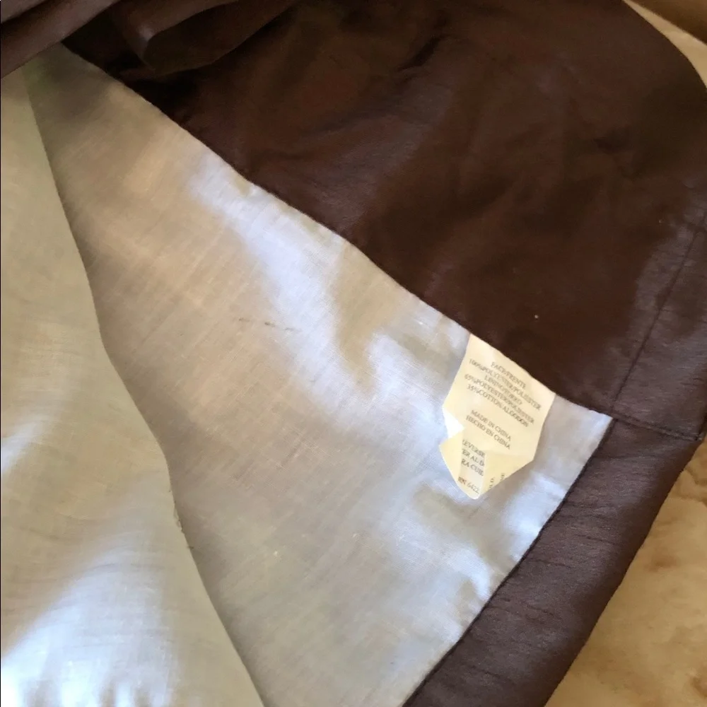 CHOCOLATE BROWN CURTAIN PANELS • SET OF 6 • 44” x 85”